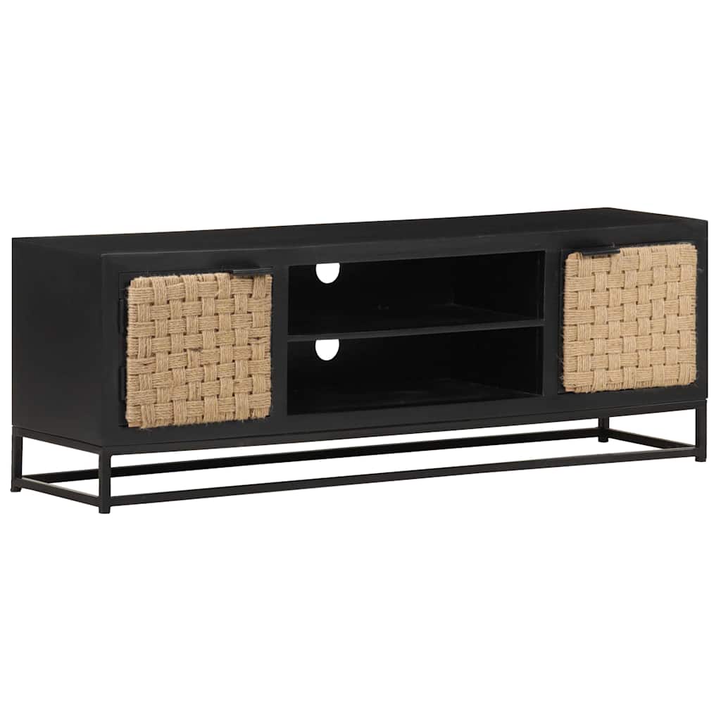 Solid Acacia Wood TV Cabinet 180x30x50 cm