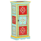 Aparador de madera maciza de mango pintada a mano 40x30x90 cm
