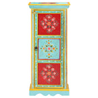 Aparador de madera maciza de mango pintada a mano 40x30x90 cm