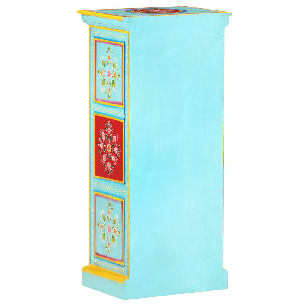 Aparador de madera maciza de mango pintada a mano 40x30x90 cm