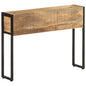 Jardinera de madera de mango rugosa 60x20x68 cm