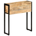 Jardinera de madera de mango rugosa 60x20x68 cm