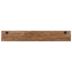 Perchero de recibidor 5 ganchos madera reciclada 100x2,5x15 cm
