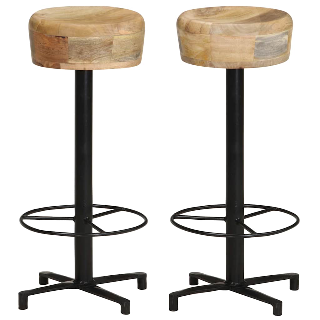 Taburetes de cocina 2 uds terciopelo verde claro