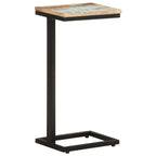 Mesitas auxiliares 2 uds madera reciclada 31,5x24,5x64,5 cm