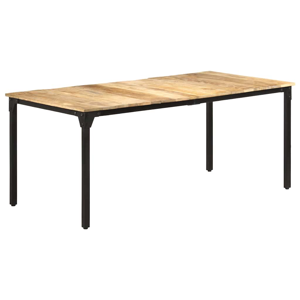 Mesa de comedor 140x70x75 cm madera maciza acacia