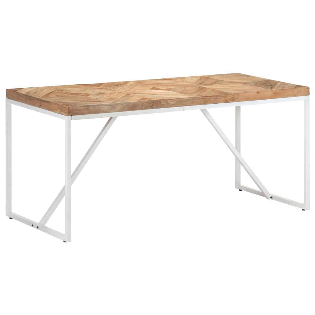 Mesa de comedor madera maciza 140x70x75 cm