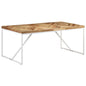 Mesa de comedor madera maciza 140x70x75 cm