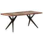 Mesa de comedor 140x70x75 cm madera maciza acacia