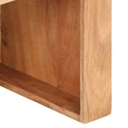 Mesa auxiliar de madera maciza de acacia 43x40x30 cm