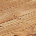 Mesa de centro de madera maciza de acacia 80x80x28 cm
