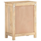 Aparador de madera maciza de mango 60x35x75 cm