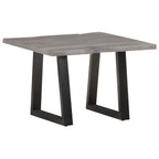 Mesa de centro borde natural madera maciza acacia 115x60x40 cm