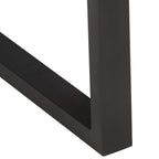 Mesa de centro borde natural madera maciza acacia 115x60x40 cm
