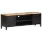 Mueble para TV de madera maciza de mango rugosa 120x30x40 cm