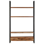 Estantería madera maciza de acacia 118x30x200 cm