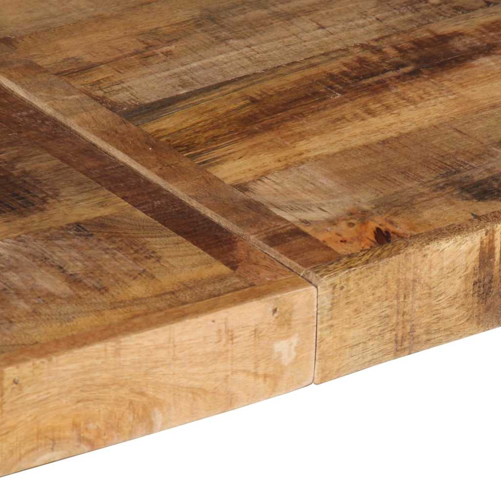 Estantería de 4 niveles madera de mango rugosa 160x40x180 cm