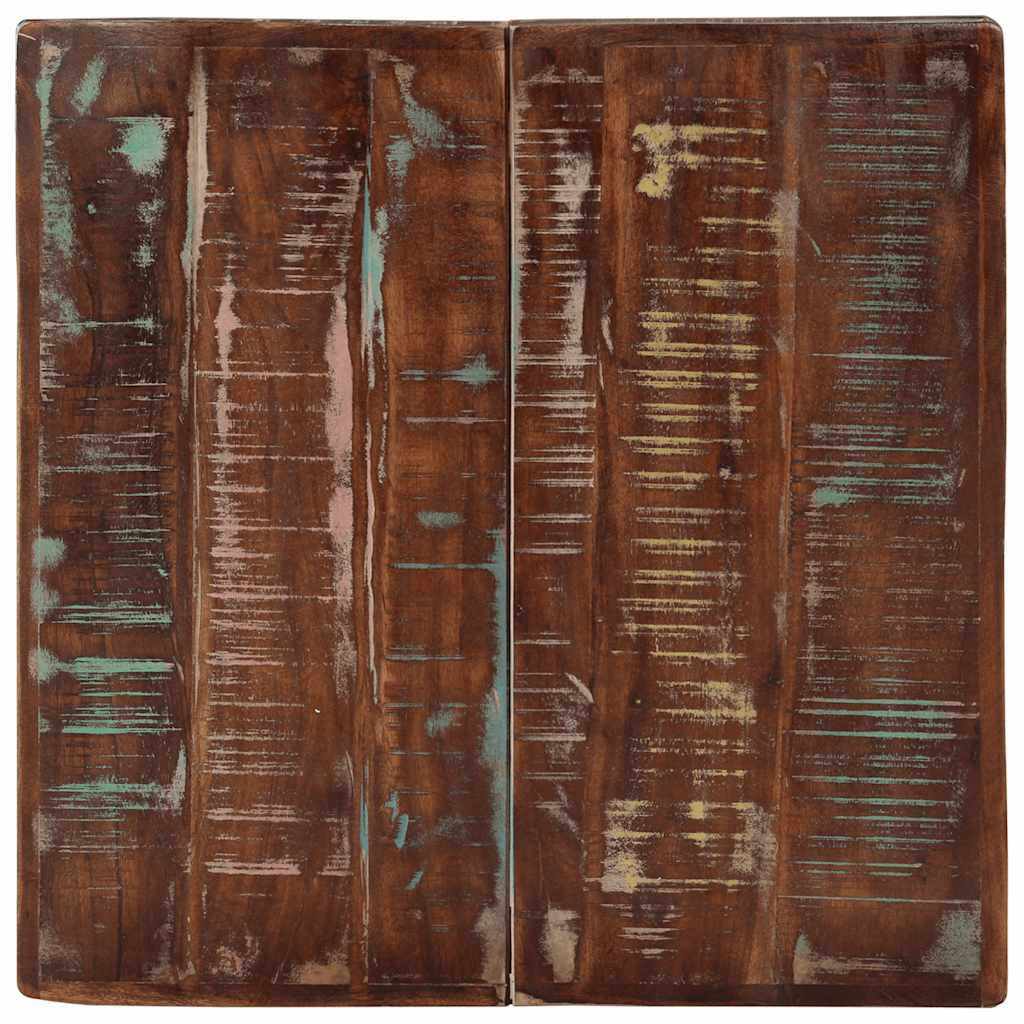 Mesa de bistró de madera maciza reciclada 60x60x76 cm