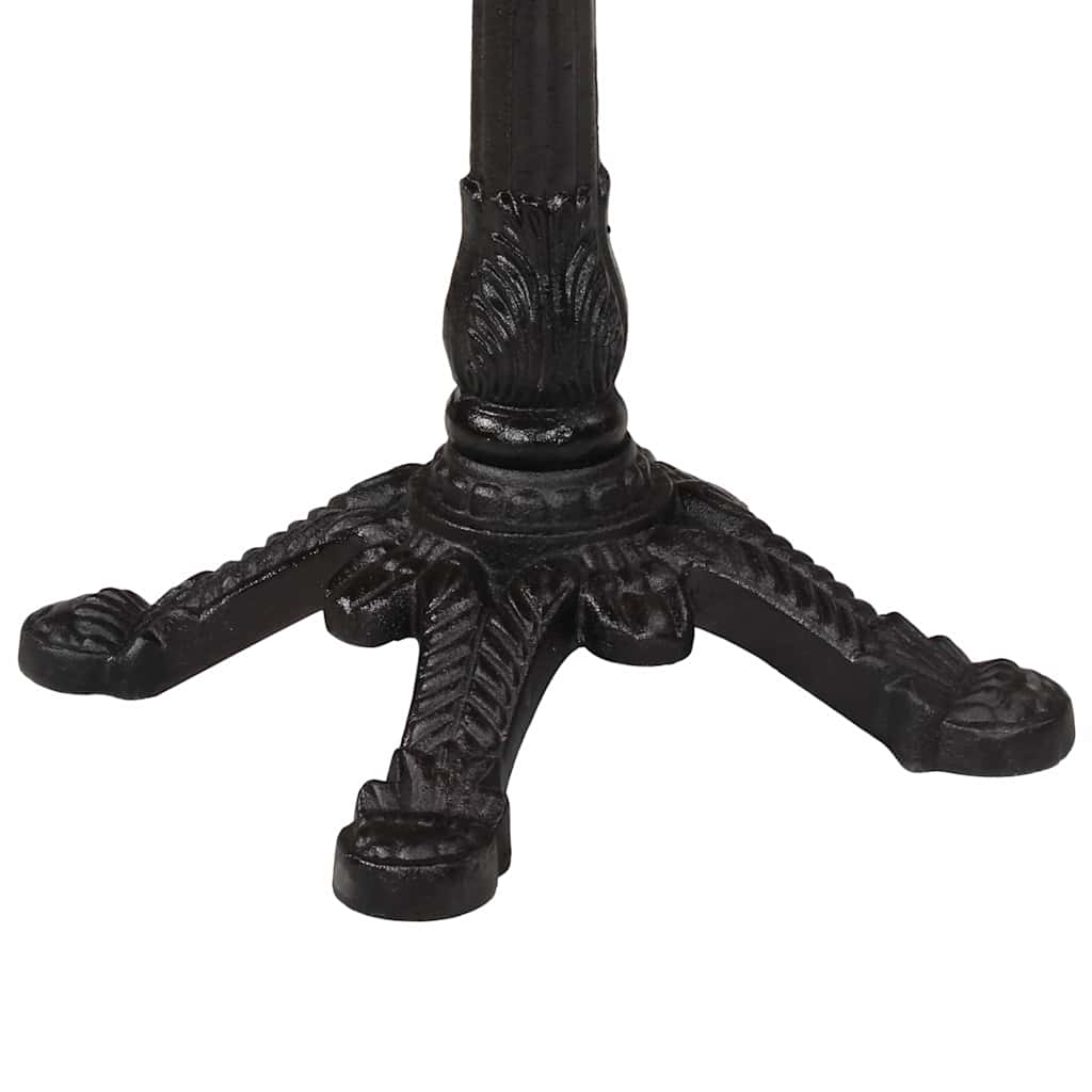 Mesa de bistró de madera maciza reciclada 60x60x76 cm