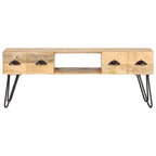 Mueble para TV madera maciza de mango 120x35x45 cm