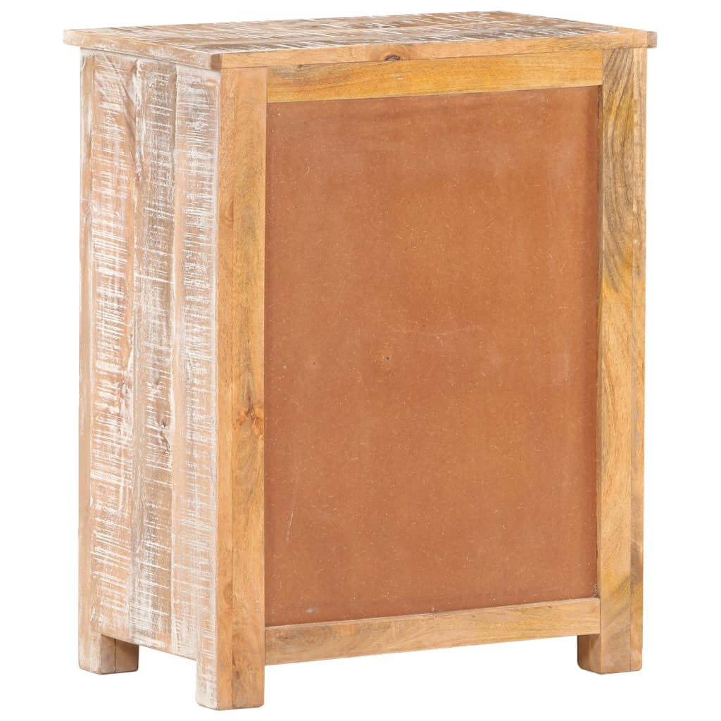 Aparador de madera de mango rugosa 61x35x76 cm