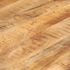 Mesa de centro de madera maciza de mango 60x60x35 cm