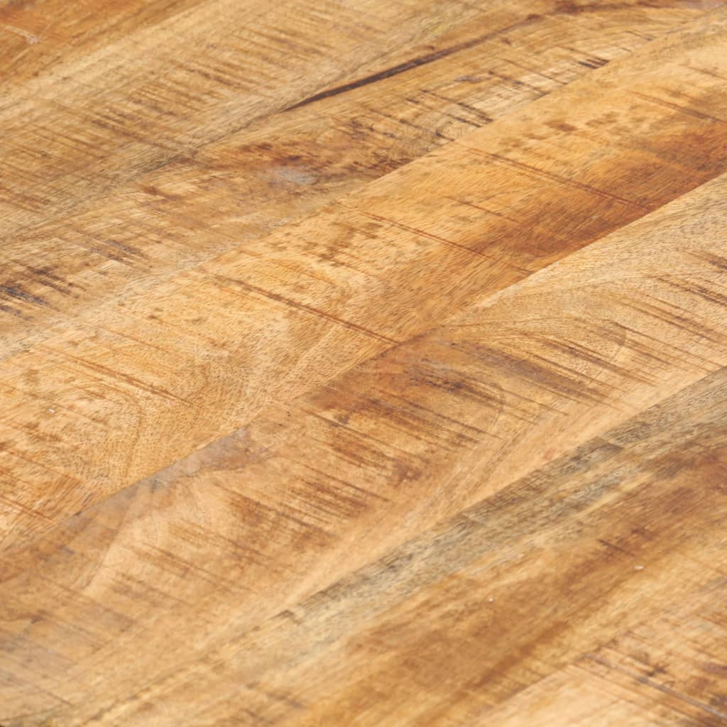Mesa de centro de madera maciza de mango 60x60x35 cm