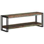 Mueble para la TV de madera maciza reciclada 120x30x40 cm