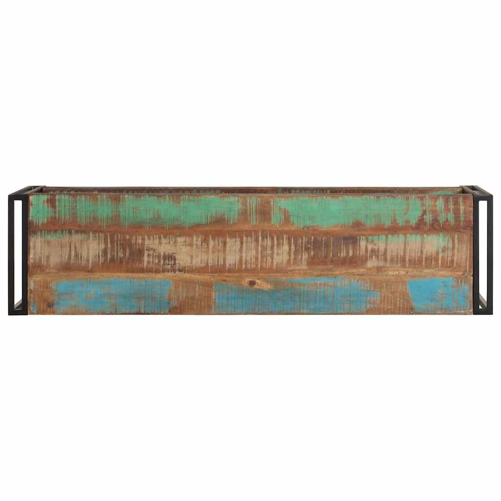 Mueble para la TV de madera maciza reciclada 120x30x40 cm