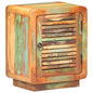 Mesita de noche de madera maciza de mango 45x35x60 cm