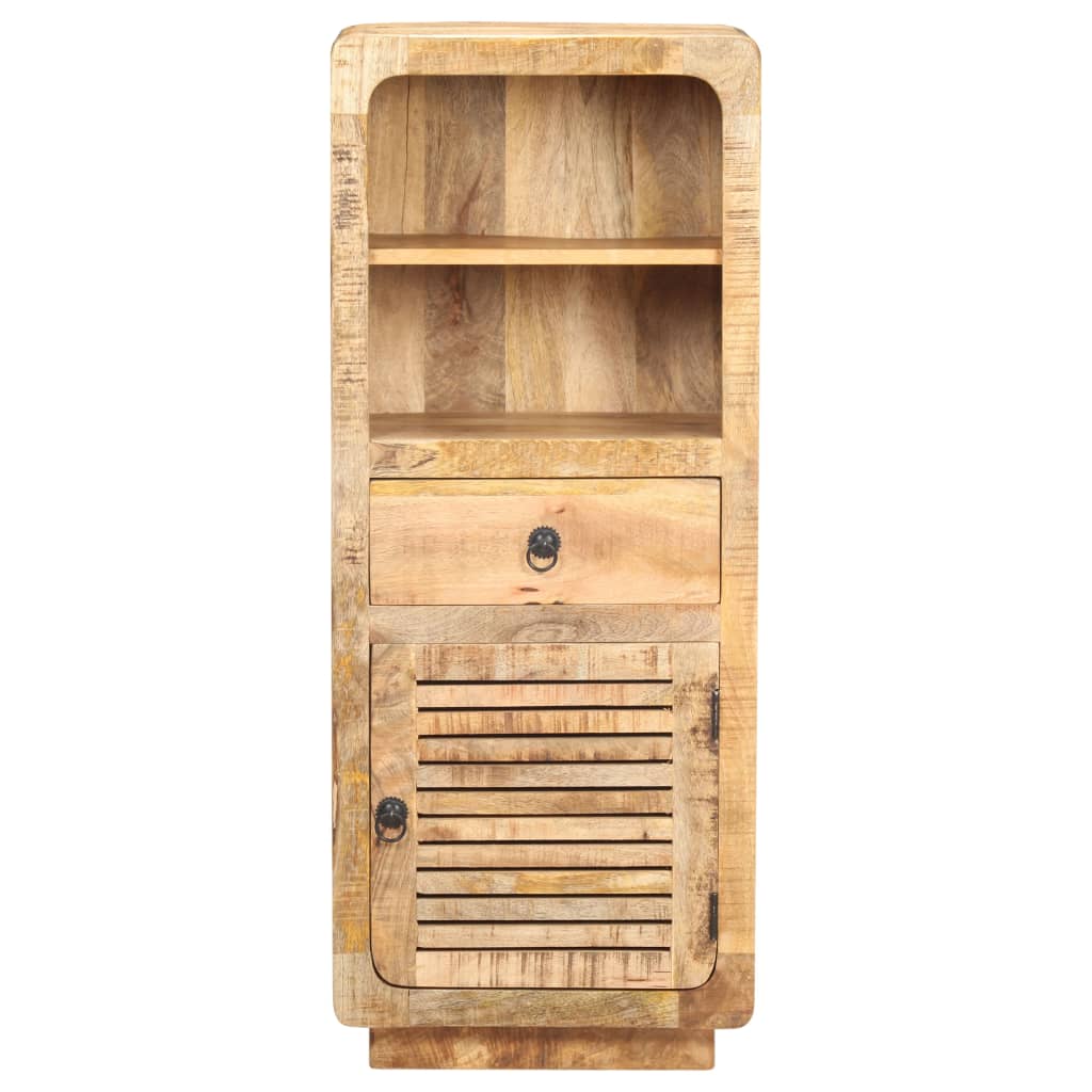 Aparador de madera de mango rugosa 45x32x110 cm