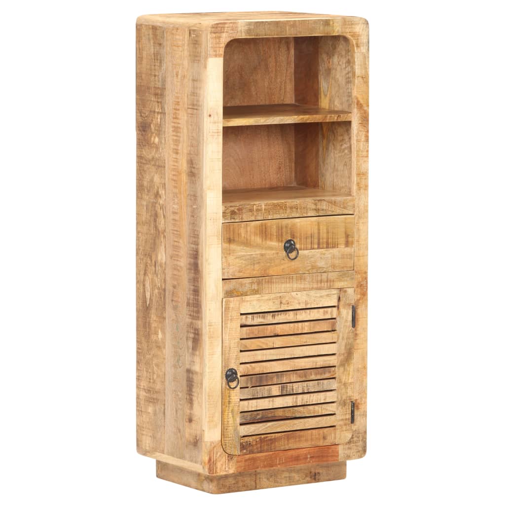 Aparador de madera de mango rugosa 45x32x110 cm