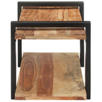 Mueble para TV de madera maciza de acacia 90x40x40 cm