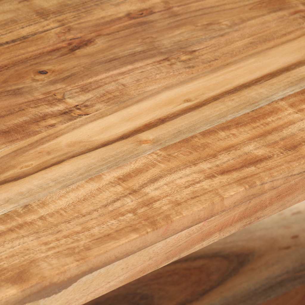 Mueble para TV de madera maciza de acacia 90x40x40 cm