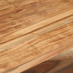 Mueble para TV de madera maciza de acacia 90x40x40 cm
