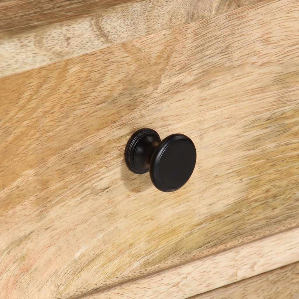 Mueble para TV de madera maciza de mango 140x30x50 cm