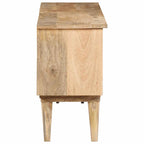 Mueble para TV de madera maciza de mango 140x30x50 cm