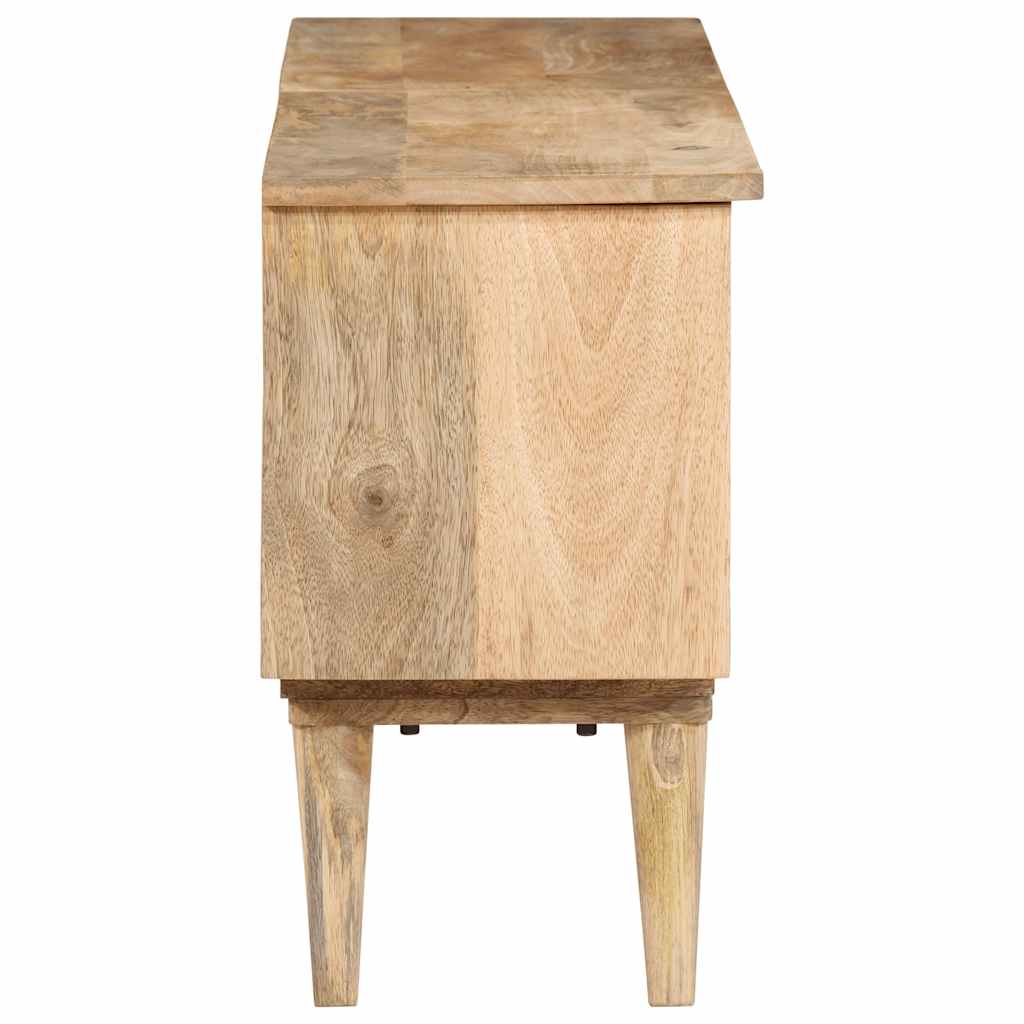 Mueble para TV de madera maciza de mango 140x30x50 cm