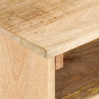 Mueble para TV de madera maciza de mango 140x30x50 cm