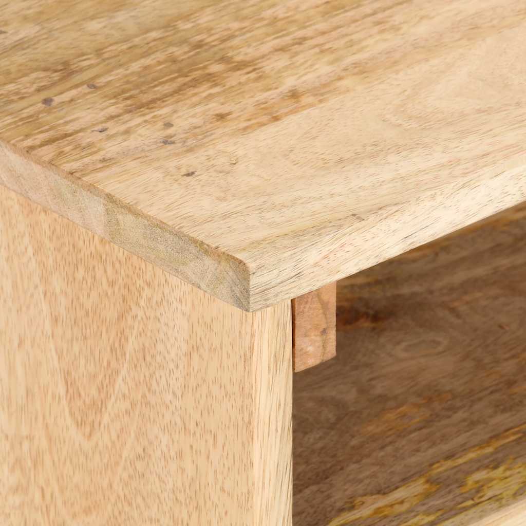 Mueble para TV de madera maciza de mango 140x30x50 cm