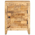 Mesita de noche de madera maciza de mango 40x30x50 cm