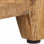 Mesita de noche de madera maciza de mango 40x30x50 cm
