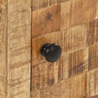 Mesita de noche de madera maciza de mango 40x30x50 cm