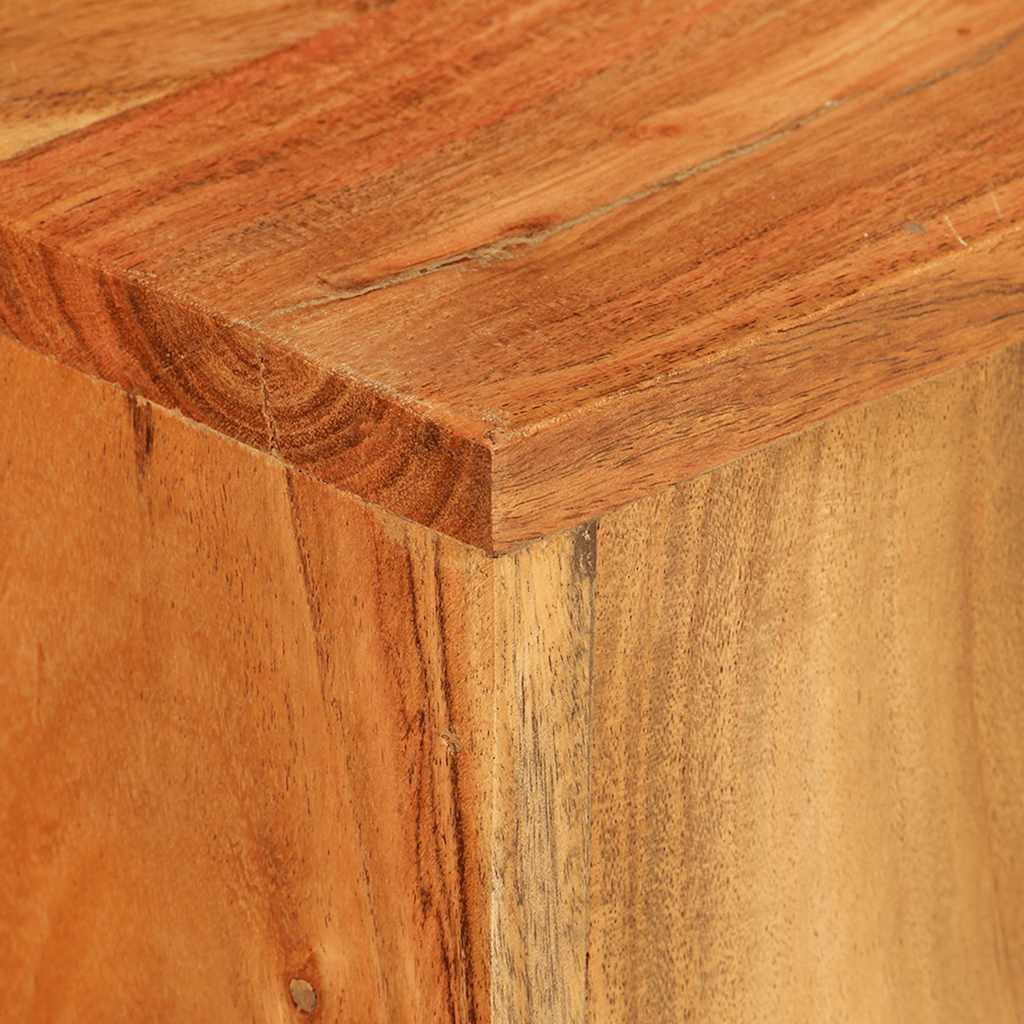 Soportes para plantas 2 unidades madera maciza de acacia