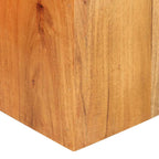 Soportes para plantas 2 unidades madera maciza de acacia
