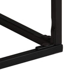 Mesa de centro madera de mango rugosa 68x68x41 cm