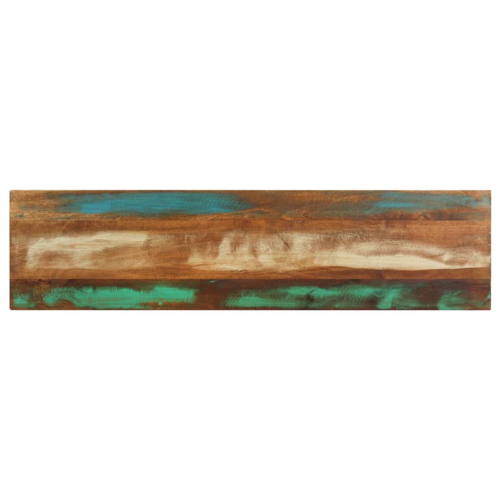 Mesa consola de madera maciza reciclada 120x30x75 cm