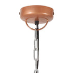 Lámpara colgante industrial 32 cm cobre E27
