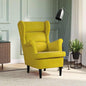 Sillón de tela color vino