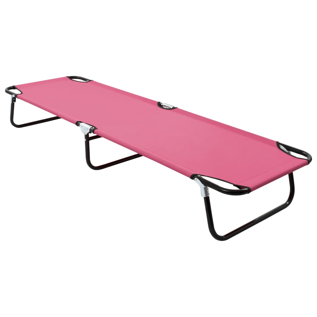 Tumbona plegable acero azul